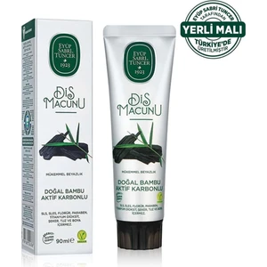 Eyüp Sabri Tuncer Doğal Bambu Karbonlu Diş Macunu - Diş Minesini Koruyan ve Beyazlatan, 90 ml