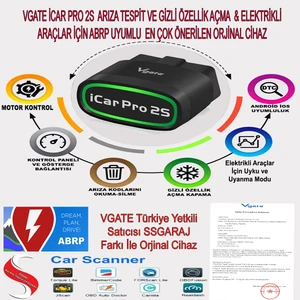 Icar Pro 2s Bluetooth 5.2v Elektrikli Araçlar Için Özel Abrp Uyumlu Arıza Tespit Cihazı