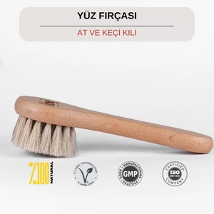 Khej Organics No.2 Keçi Kılı Cilt Fırçası