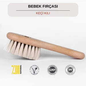 Khej Organics No.3 Keçi Tüyü Bebek Fırçası