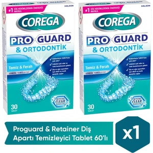 Diş Protezi Temizleme Tabletleri - Günlük Etkili Temizlik, 60 Adet, Ferah Aroma