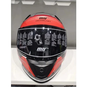 Mts Kask Mts Pro 801 War Güneş Gözlüklü Mat Gri/kırmızı