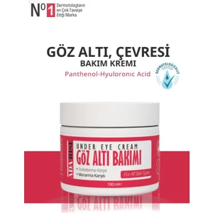Göz Altı Torba ve Morluk & Koyu Halka Karşıtı Yoğun Nemlendirici Göz Altı Aydınlatıcı Krem 100 ml