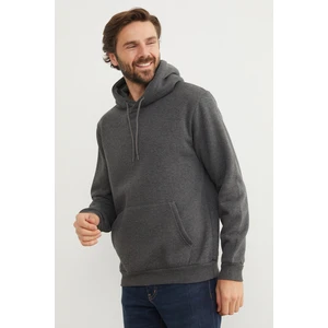 3 Iplik Kanguru Cepli Sweatshirt