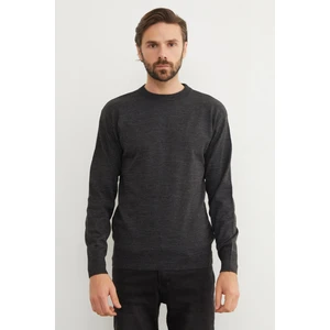 Basic Bisiklet Yaka Triko Kazak