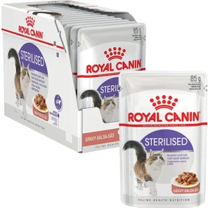 Royal Canin® Sterilised Gravy Kısırlaştırılmış Yetişkin Kedi Yaş Maması 85 Gr*12