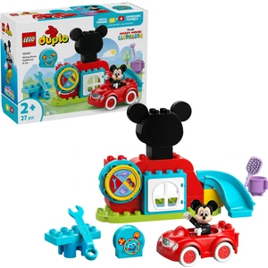 LEGO® DUPLO® │ Disney Mickey Fare’nin Kulüp Evi ve Arabası 10454 - 2+ Çocuklar için Eğitici Oyuncak Yapım Seti (27 Parça)