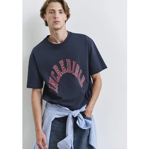 Baskılı Lacivert Tişört 0612882-89353