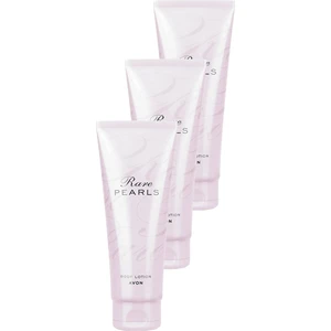 Rare Pearls Kadın Vücut Losyonu - 3'lü Nemlendirici Set (3×125 ml) - Yemyeşil Çiçek ve Misk Aromalı