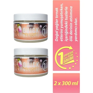 Manikür ve Pedikür Peelingi - Tırnakları Güçlendiren ve Beyazlatan Doğal Yağ, 2 x 300 gr, Unisex, Kolay Uygulama