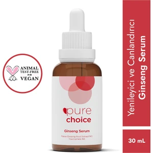 Pure Choice Ginseng Serum 30 ml (Panax Ginseng Root Extract %10 + Niacinamide %5)