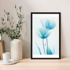 1 Adet Siyah Mdf Zeminli Gümüş Dalgalar Mdf Çerçeve Görünümlü Mdf Tablo