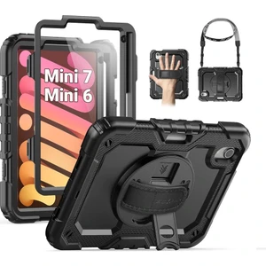 Apple iPad Mini 7 Mini 6 Kılıf Defender Askılı Pars Case Fuji A2993 A2995 A2996 A2567 A2568 A2569