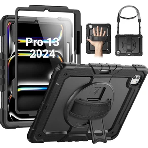 Apple iPad Pro 13INÇ M4 2024 Kılıf Defender Askılı Pars Case Fuji A2925 A2926 A3007