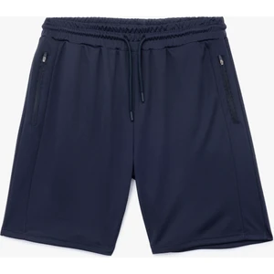 Fermuarlı Cep Detaylı Beli Bağcıklı Spor Şort