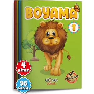 Çocuk 4'lü Aktiviteli Boyama Seti | Pedagog Onaylı | Meb Uyumlu 2024 | Eğitici ve Eğlenceli