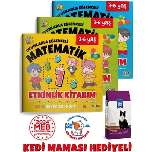 Yayıncılık - 3-6 Yaş Oyunlarla Eğlenceli Matematik Çocuk Etkinlik Kitabım