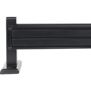 Napoli Ahşap Başlıklı 3 Kanallı Alüminyum Dekoratif Ray Korniş Modern Rustik