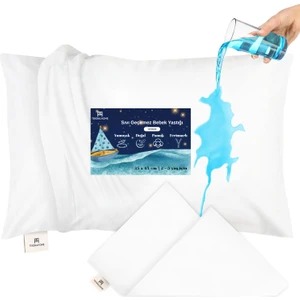 Teksnil Home |%100 Pamuklu Sıvı Geçirmez Bebek Yastığı Antialerjik 35X45 cm