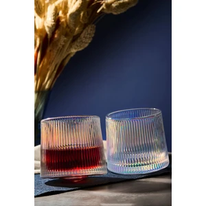 Mose Luster 2'li 360 Derce Dönerli Viski Meşrubat Bardağı Japon Style 160ML