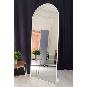 Beyaz Metal Çerçeveli Influencer ve Ayaklı Boy Aynası 180X70 cm