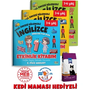 Çocuk Okul Öncesi Ingilizce 3-7 Yaş 3 Kitap Set