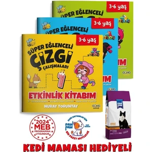 3-6 Yaş Süper Eğlenceli Çizgi Çalışmaları Çocuk Etkinlik Kitabım