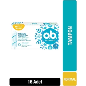 Comfort Normal Tampon 16'lı - SilkTouch Yüzey, DynamicFit Teknolojisi, Hijyenik Ambalaj, Parfümsüz