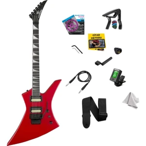Maxword DG-34RD Kelly Kasa Floyde Rose 2x Zebra Humbucker Manyetik Elektro Gitar
