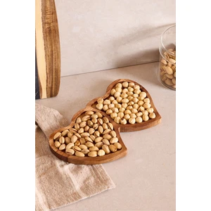 Akasya Kalpli Sunum Tabağı 25X14 cm