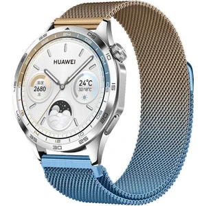 Watch Gt3 / Gt3 Pro / Gt4 / Gt4 Pro / Gt5 / Gt5 Pro 46MM Uyumlu Metal Milanese Hasır Kordon – Paslanmaz Çelik, Manyetik Mıknatıslı Bileklik Kayış