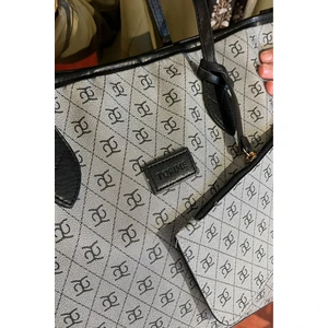 Torime Büyük Boy Desenli Kadın Kol & Omuz Çantası