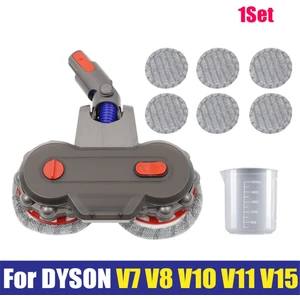 Dyson V7 V8 V10 V11 V12 V15 Için, 6 Adet Yıkanabilir Paspas Pedleriyle Çift Dönen Motorlar (Yurt Dışından)
