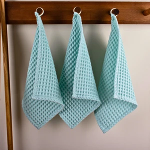 Lüks Mutfak Havlusu 3 Adet - Yüksek Kalite, 100% Pamuk, 30X30 Cm, Waffle Dokuma Washcloth Havlu