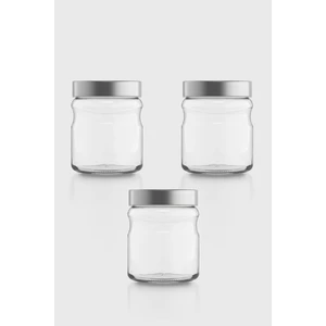 Voca 900 ml Metal Kapaklı 3'lü Cam Kavanoz Seti 131003