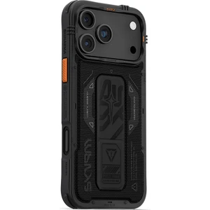 iPhone 17 Pro Max Uyumlu Kılıf Skinarma M-Safe Şarj Özellikli Airbag Standlı Phantom Kapak Siyah