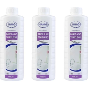 Antibakteriyel Banyo & Wc Temizleyici 1000 ml. * 3 Adet
