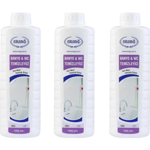 Antibakteriyel Banyo & Wc Temizleyici 1000 Ml. * 3 Adet Egeavm