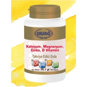 Kalsiyum, Magnezyum, Çinko, D Vitamini Hızlı Kargo, Yeni Tarihli Orjinal Ürün