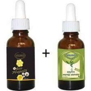 Sıvı Propolis 30ml Zeytin Yaprağı Ekstraktı 30 ml Gıda Takviyesi