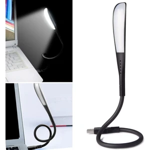 N&m Store® USB Girişli 14 Ledli 3 Kademeli Dokunmatik Masa/kitap Okuma Lambası Ledi Siyah