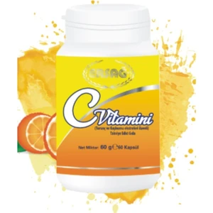 C Vitamini Kapsül Turunç Ve Kuşburnu Ekstreleri Ilaveli