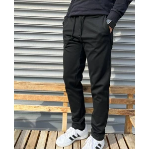 Erkek Jakarlı Çelik Örme Rahat Jogger Pantolon