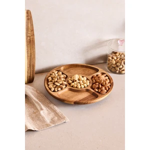 Akasya 5 Bölmeli Çerez Tabağı 35 cm