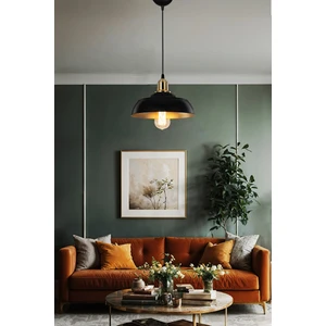 Duruaydınlatma Siyah/gold Sarkıt Avize Yatak Odası Salon Mutfak Hol Lamba