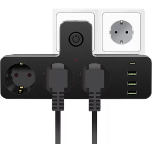3'lü Termal Akım Korumalı Priz 3xusb 1xtype-C 20W Pd Giriş