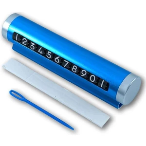 Alüminyum Araç Numaratör Çevirmeli Park-Tel Mavi