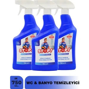 Stop Forte 3'lü Wc &amp; Banyo Temizleyici