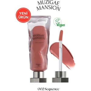 Gül Özlü, Kadife Bitiş Sunan, Nemlendirici ve Kalıcı Tint MUZIGAE MANSION Objet Liquid 002 Sequence