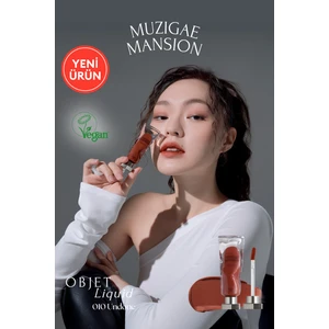 Muzigae Mansion Gül Özlü, Yumuşak Dokulu, Nemlendirici ve Kalıcı Tint Muzıgae Mansıon Objet Liquid (010 Undone)